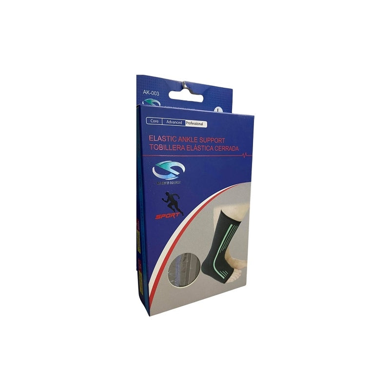 CLOSED ELASTIC ANKLE BRACE, SIZE L