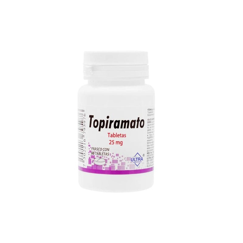 TOPIRAMATE (TOPIRAMATE) 25MG 60 TABLETS