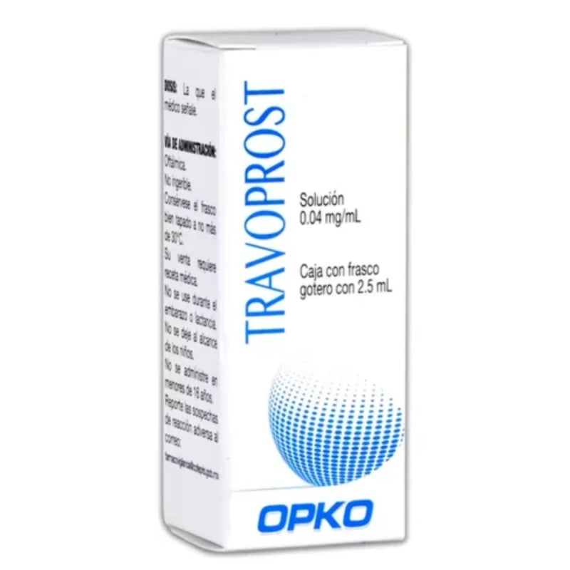 TRAVOPROST 0.04MG/ML DROPTAINER BOTTLE WITH 2.5 ML