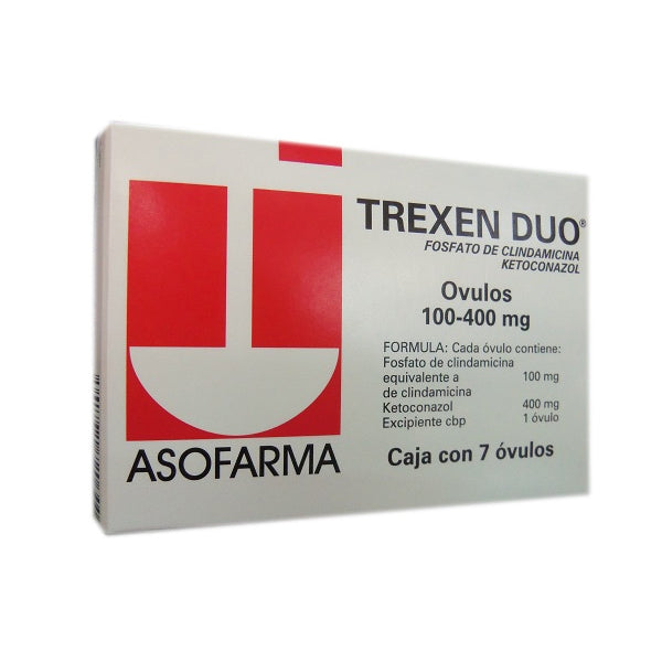 TREXEN-DUO 100-400MG 7 OVULES