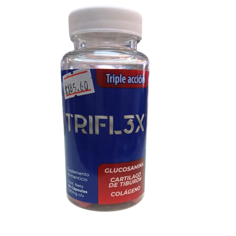 TRIFL3X TRIPLE ACTION 500MG 30 CAPSULES