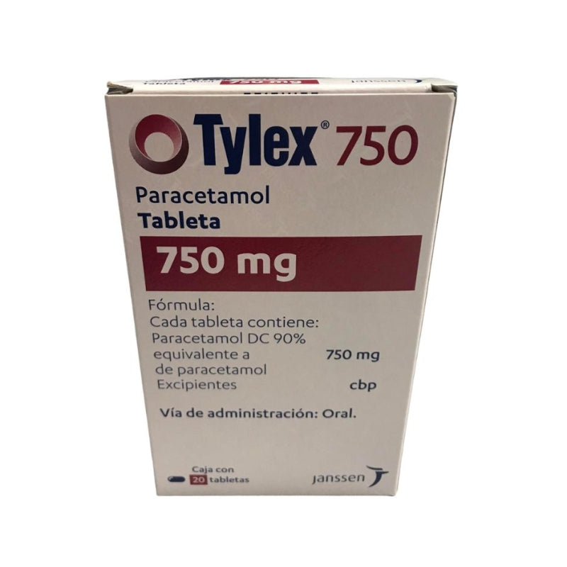 TYLEX 750 (Paracetamol) 750mg 20 tablets