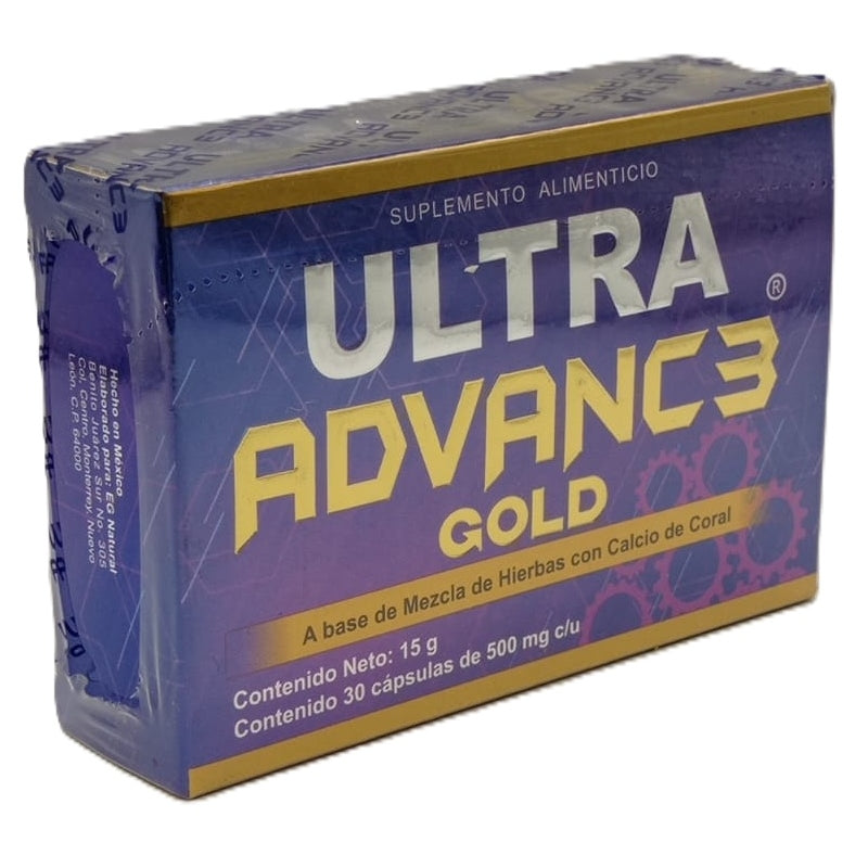 ULTRA ADVANCE GOLD 500MG W/30 CAPS