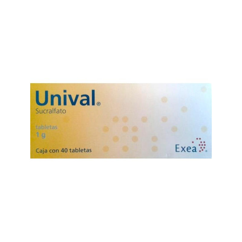 UNIVAL (sucralfate) 40 TABS 1GM