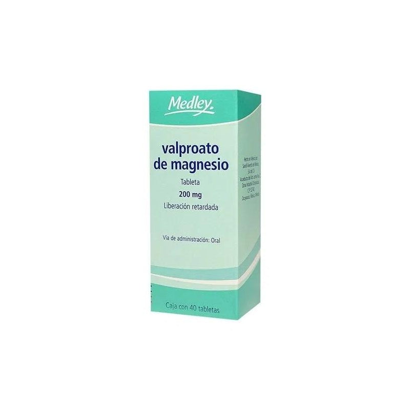 MAGNESIUM VALPROATE (MAGNESIUM VALPROATE) 200MG 40 TABLETS
