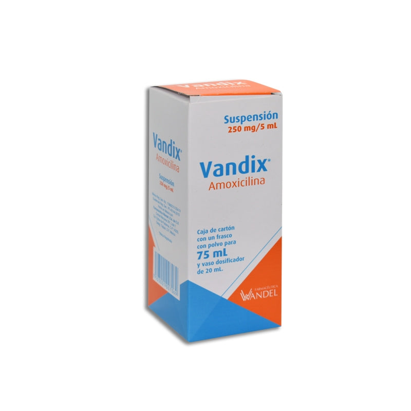 VANDIX (AMOXICILLIN) SUSP. 75 ML 250 MG