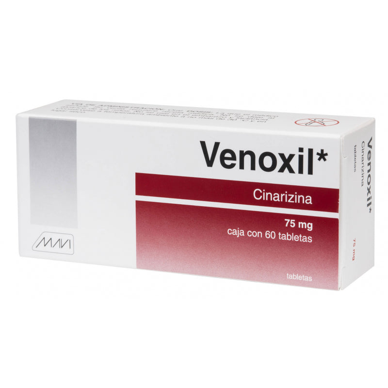 VENOXIL (CINARIZINE) 75MG 60 TABLETS