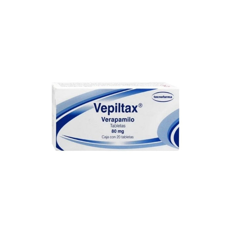 VEPILTAX 20 tablets 80 mg.