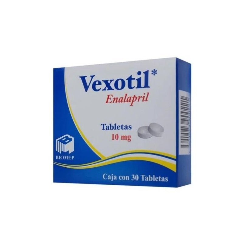 VEXOTIL (ENALAPRIL MALEATE) 10MG 30TABLETS