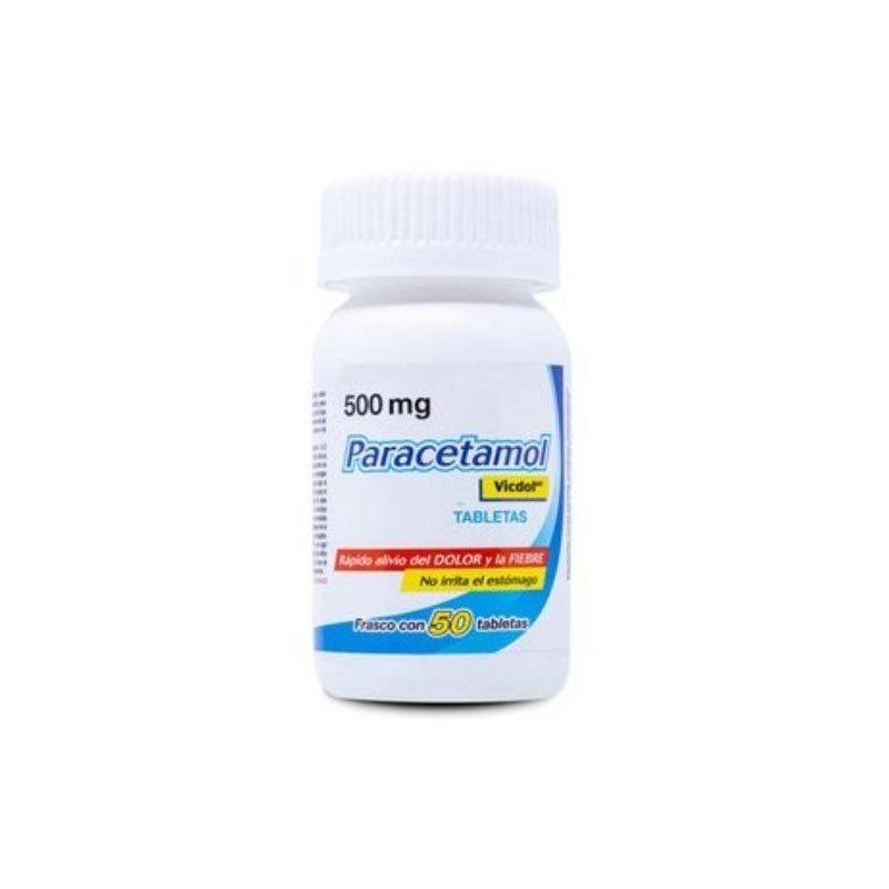 VICDOL (paracetamol) 500 mg C/50 CAPSULES