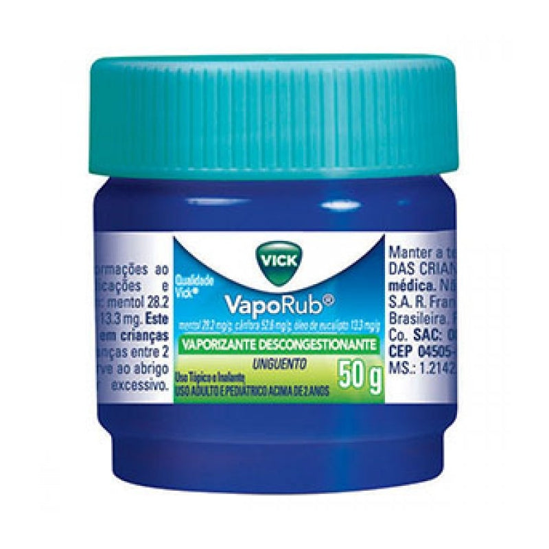 VICK UNG (ALCANFOR /MENTOL /EUCALIPTO) 50GR