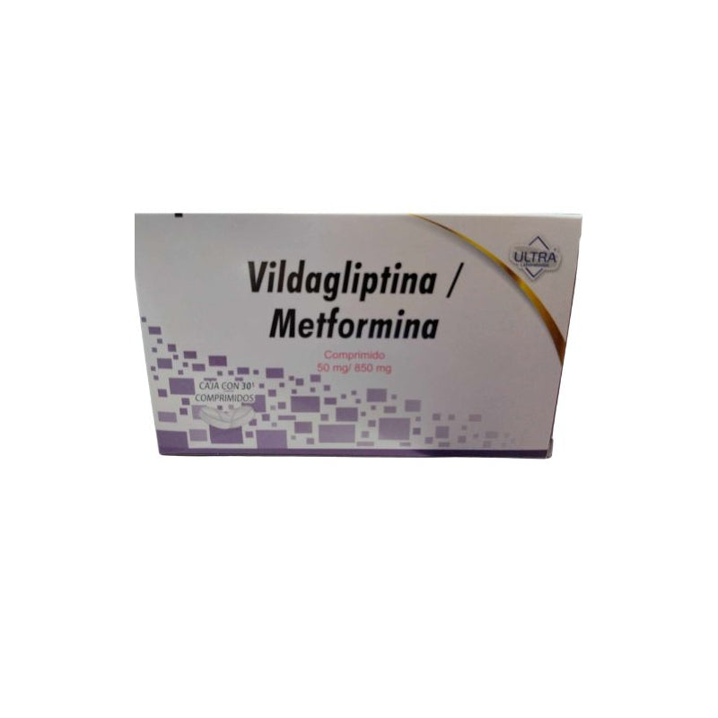 VILDAGLIPTIN / METFORMIN 50MG / 850MG 30 TABLETS