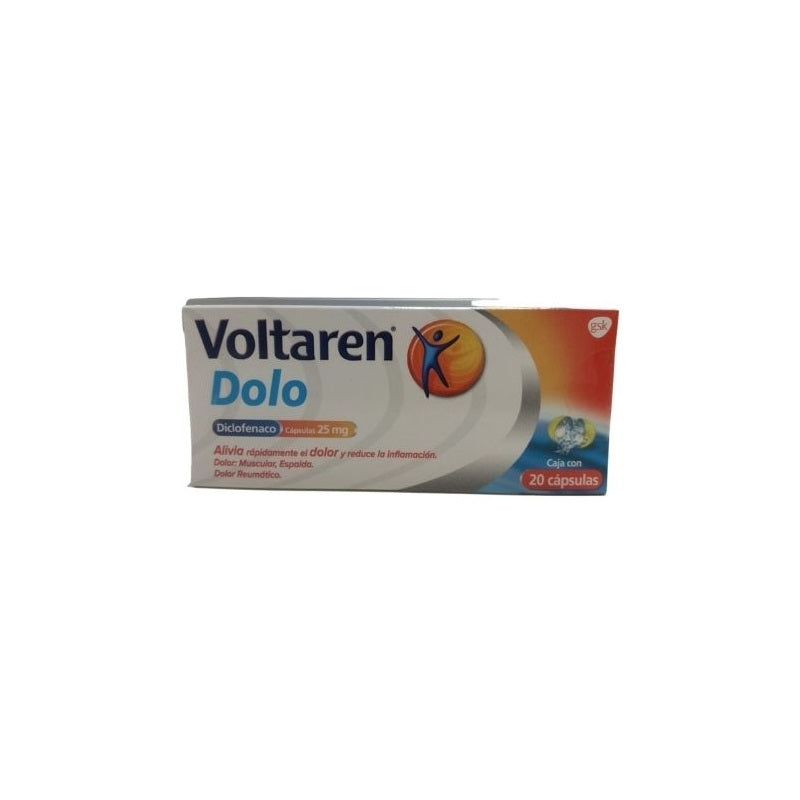 VOLTAREN DOLO 25MG WITH 20 CAPSULES