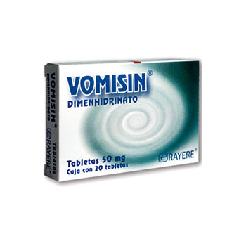 VOMISIN (DIMENHYDRINATE) 50MG 20 TABLETS