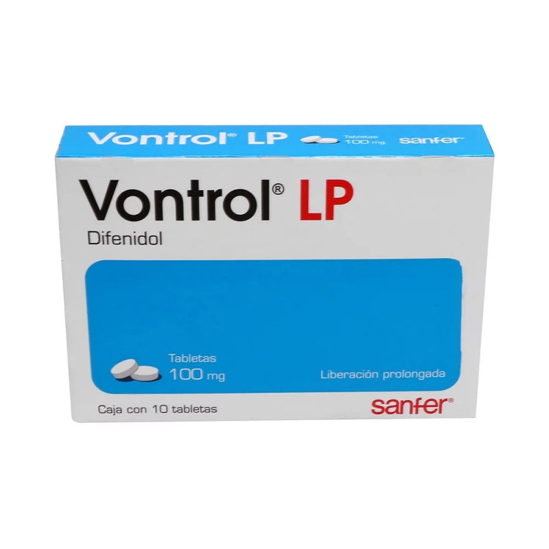 VONTROL LP (DIFENIDOL) 100MG 10 TABLETS