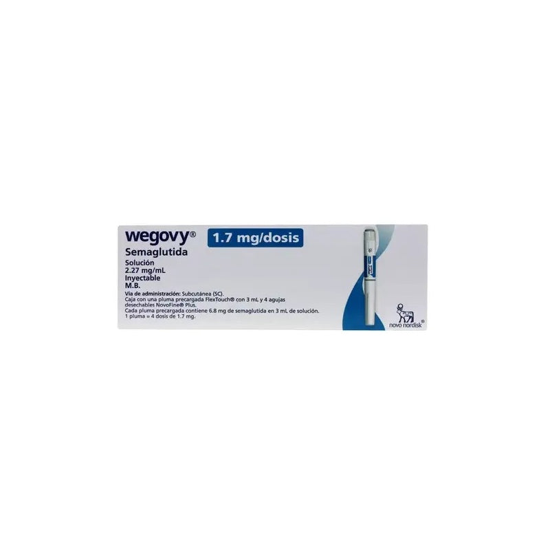Wegovy 1.7 mg FlexTouch 3 ml with 4 needles
