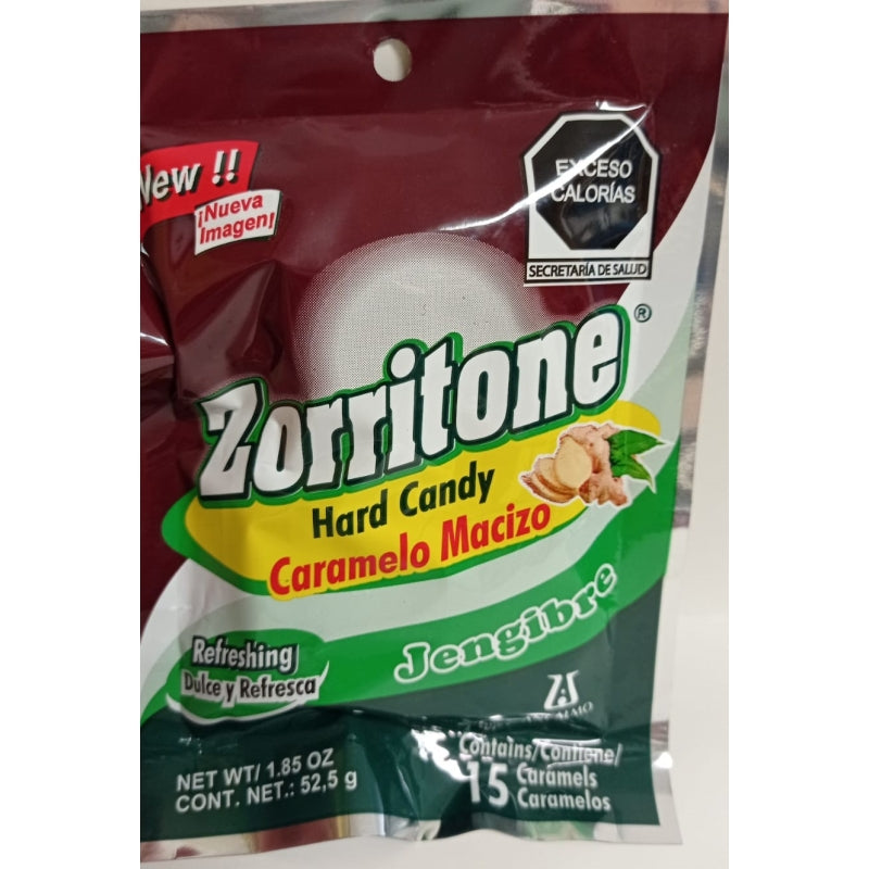 ZORRITONE GINGER C/15 HARD CANDY 52.5G