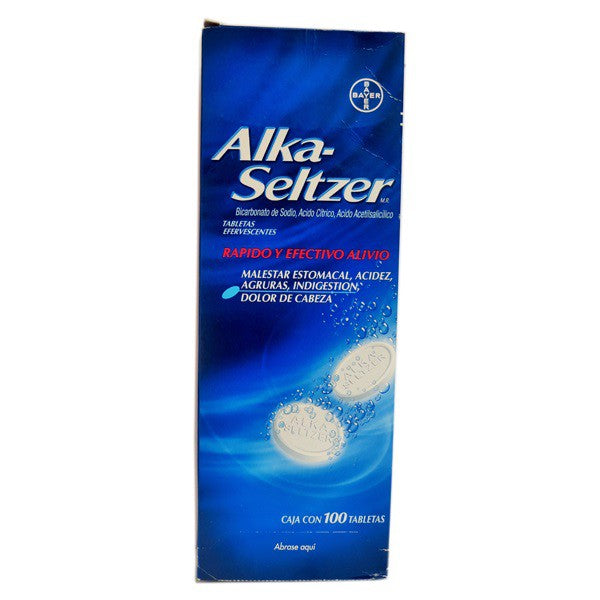 ALKA-SELTZER (SODIUM BICARBONATE / CITRIC ACID / ACETYLSALICYLIC ACID) 100 TAB