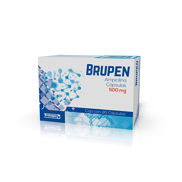 BRUPEN (AMPICILLIN) 500 MG 20 CAPSULES