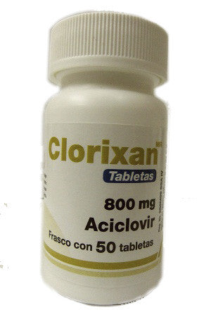 CLORIXAN (ACYCLOVIR) 800 MG 50 TABLETS