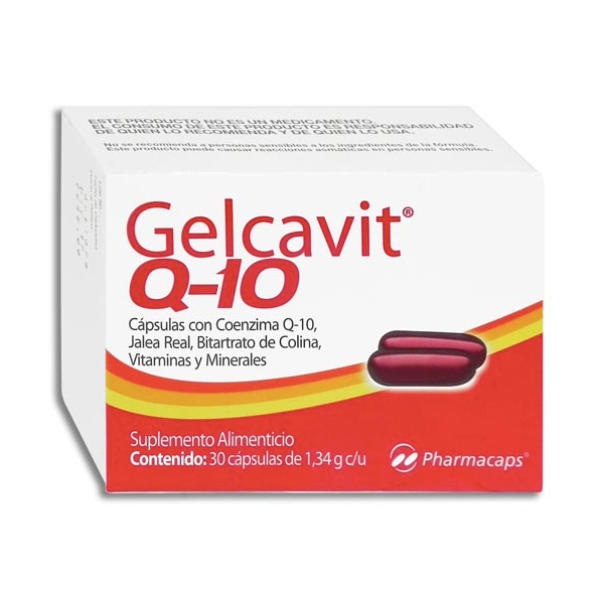 GELCAVIT Q-10 (DIETARY SUPPLEMENT) 1.34 G 30 CAPS
