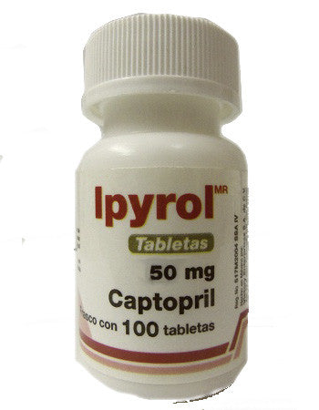 IPYROL (CAPTOPRIL) 50 MG 100 TABS