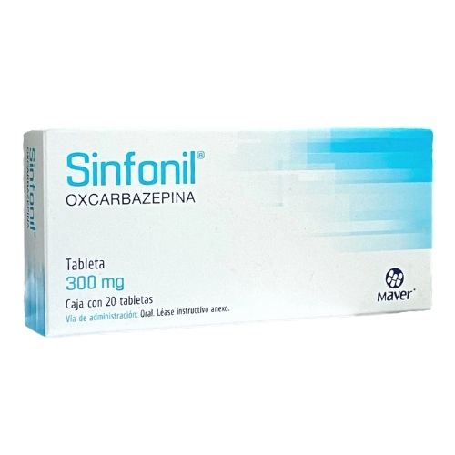 SINFONIL (OXCARBAZEPINE) 300 MG 20 TABLETS