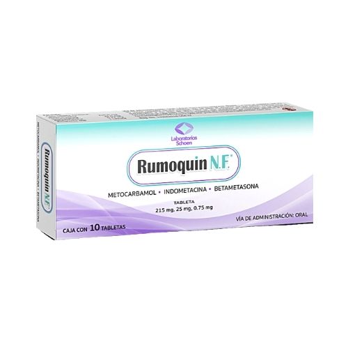 RUMOQUIN NF 10 TABLETS 215/25/0.75MG