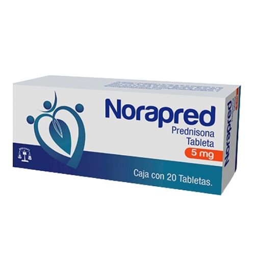 NORAPRED (PREDNISONE) 5MG 20 TABLETS