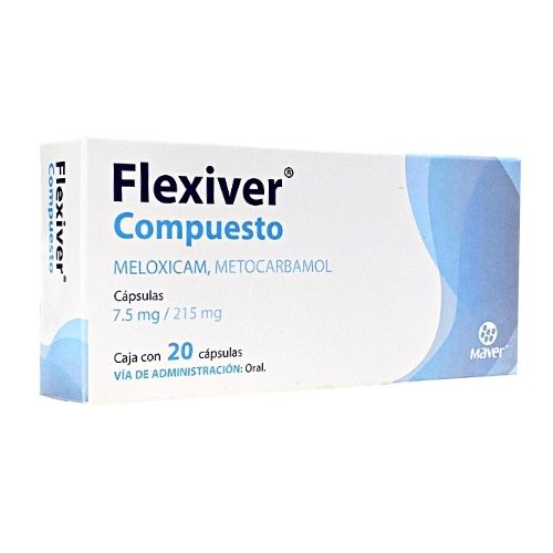 FLEXIVER COMPOUND (MELOXICAM / METHOCARBAMOL) 20 CAPS 7.5/215 MG