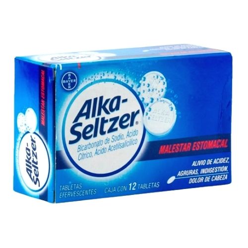 ALKA-SELTZER (SODIUM BICARBONATE / CITRIC ACID / ACETYLSALICYLIC ACID) 12 TABLETS