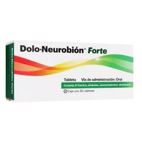DOLO-NEUROBION FORTE (DICLOFENAC / THIAMINE / PYRIDOXINE / CYANOCOBALAMIN) 30 TABLETS