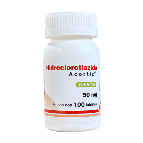 ACORTIZ (HIDROCLOROTIAZIDA) 50 MG 100 TAB