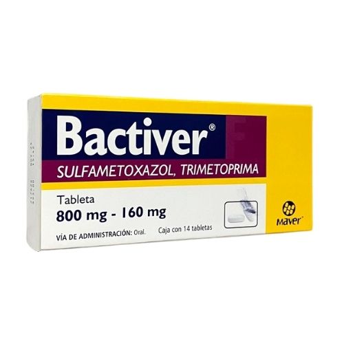 BACTIVER F (SULFAMETHOXAZOLE / TRIMETHOPRIM) 800 MG/160 MG 14 TABLETS