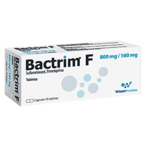 BACTRIM F (SULFAMETHOXAZOLE / TRIMETHOPRIM) 160 MG / 800 MG 15 TAB