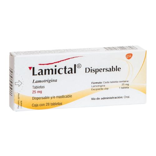 LAMICTAL (LAMOTRIGINE) 25 MG 28 TABS