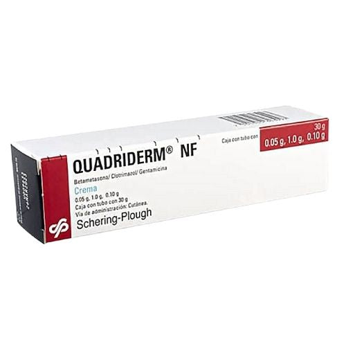 QUADRIDERM NF (BETAMETASONA, CLOTRIMAZOL, GENTAMICINA) 30 G CREMA