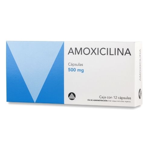 AMOXICILLIN (MAVER) 12 CAPSULES 500 MG