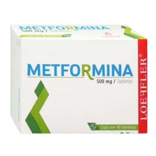 METFORMIN 500 MG 40 TABLETS