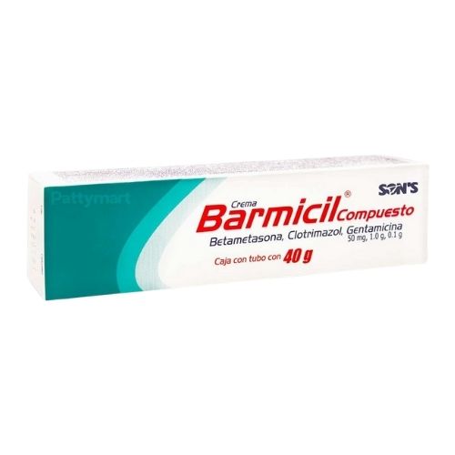 BARMICIL COMPUESTO (BETAMETASONA/CLOTRIMAZOL/GENTAMICINA) CREMA 40 G