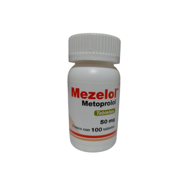 MEZELOL (METOPROLOL) 50 MG 100 TABLETS
