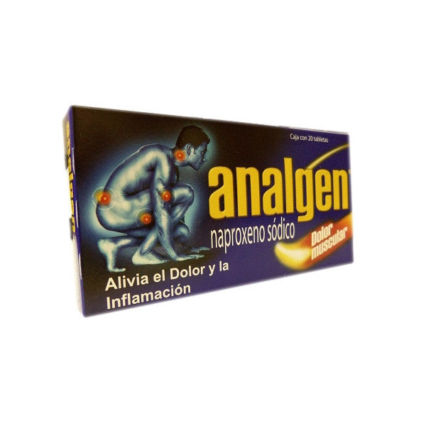 ANALGEN (NAPROXEN) 220 MG 20 TABLETS