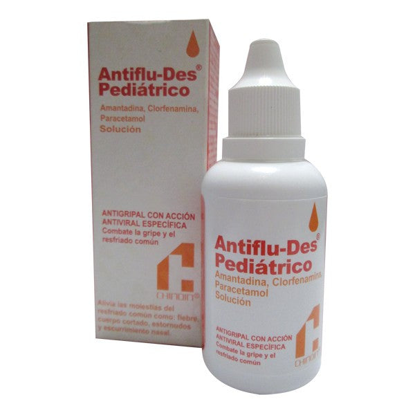 ANTIFLU-DES PEDIATRIC (AMANTADINE, CHLORPHENAMINE, PARACETAMOL) 30 ML