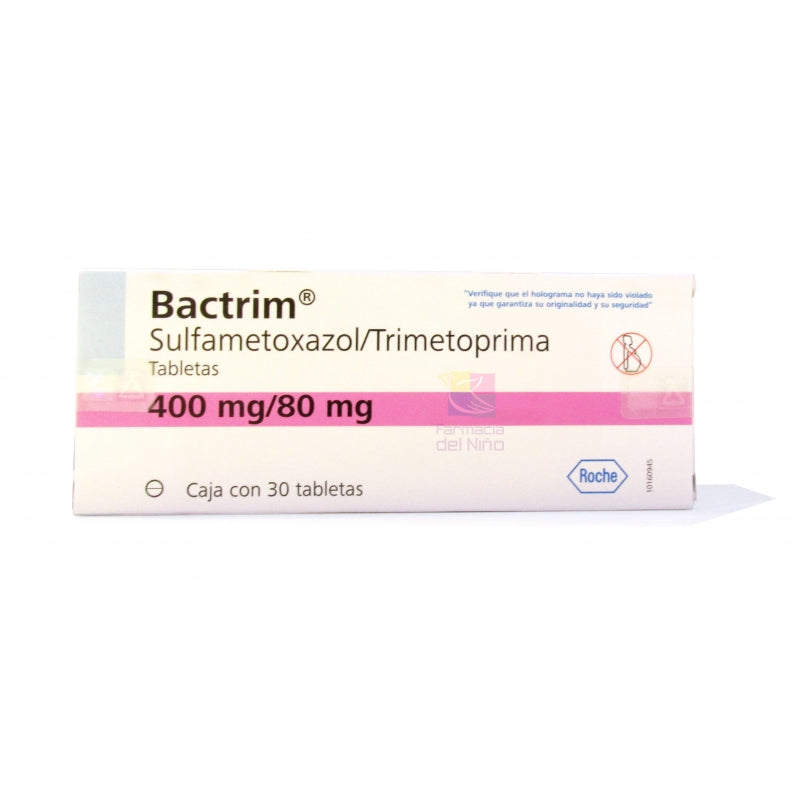 BACTRIM 80MG-400MG 30 TABLETS