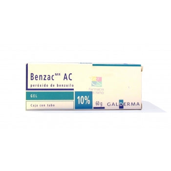 BENZAC AC (BENZOYL PEROXIDE) 10% 60 G GEL