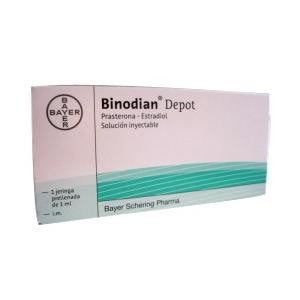 BINODIAN DEPOT (PRASTERONE-ESTRADIOL) INJ. SOL. 1ML