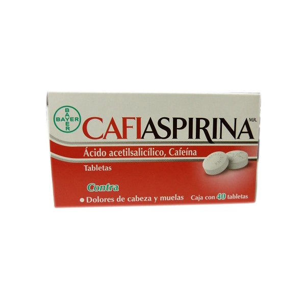 CAFIASPIRINA 40 TABLETAS