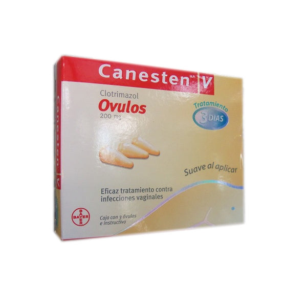 CANESTEN V  (CLOTRIMAZOL) OVULOS VAGINALES 200 MG