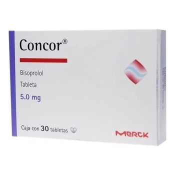 CONCOR (BISOPROLOL) 5 MG 30 COATED TABLETS