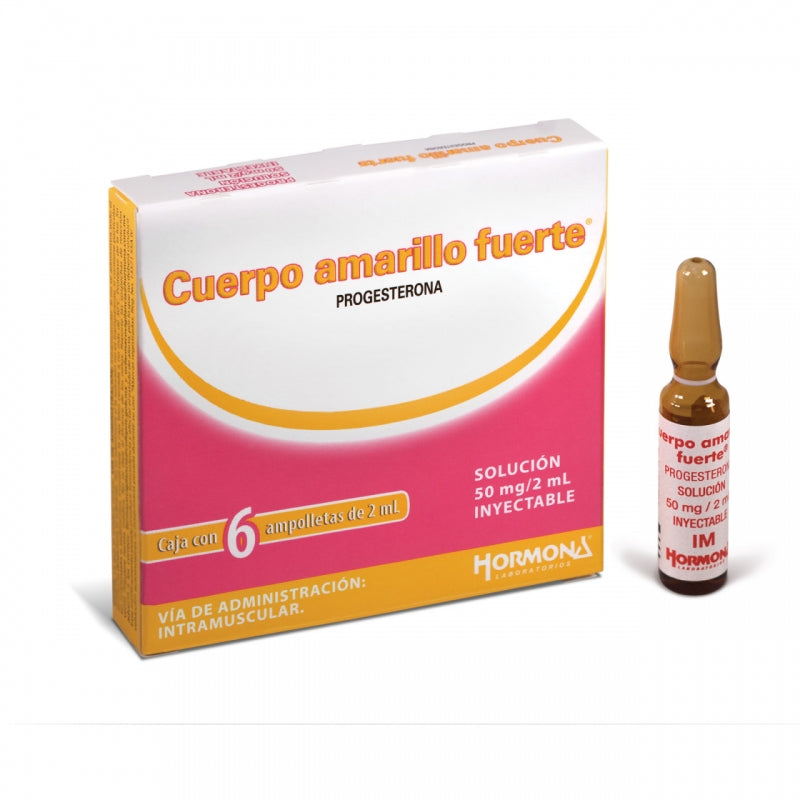 STRONG YELLOW BODY (PROGESTERONE) 50 MG/2 ML INJECTABLE SOLUTION